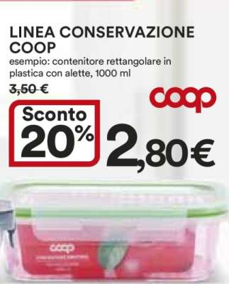 LINEA CONSERVAZIONE COOP