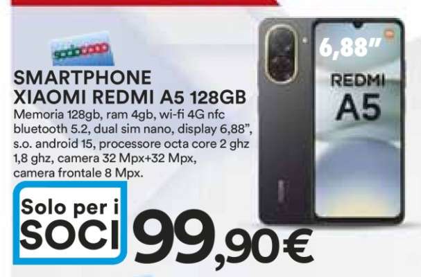SMARTPHONE XIAOMI REDMI A5 128GB
