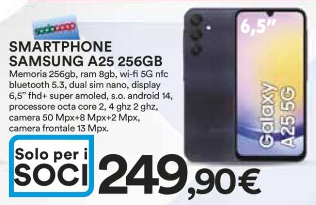 SMARTPHONE SAMSUNG A25 256GB