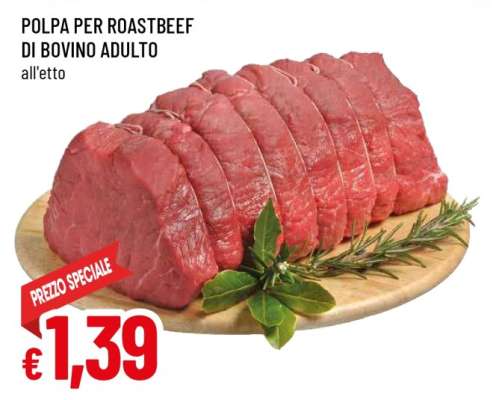 POLPA PER ROASTBEEF DI BOVINO ADULTO