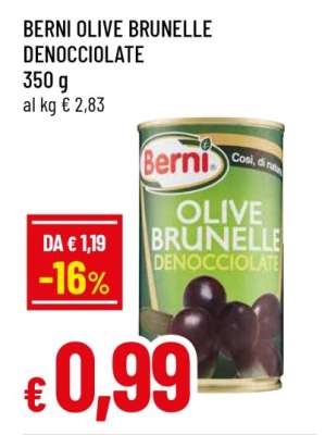 BERNI OLIVE BRUNELLE DENOCCIOLATE