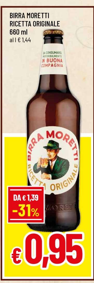 BIRRA MORETTI RICETTA ORIGINALE