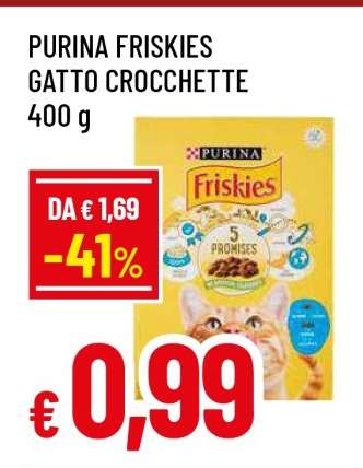 PURINA FRISKIES GATTO CROCHETTE 400 g