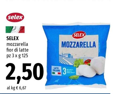 SELEX Mozzarella Fior di Latte