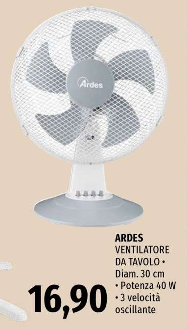 ARDES VENTILATORE DA TAVOLO