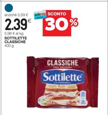 Sottilette Classiche
