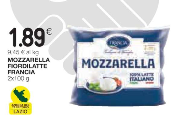 Mozzarella Fiordilatte Francia