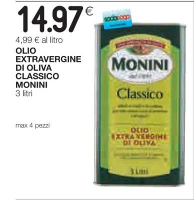 Olio Extravergine di Oliva Classico Monini