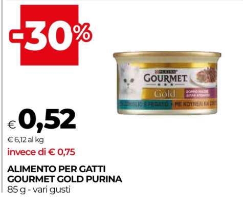 ALIMENTO PER GATTI GOURMET GOLD PURINA