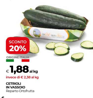 CETRIOLI IN VASSOIO