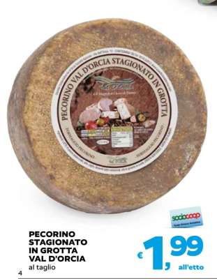 Pecorino Stagionato in Grotta Val d'Orcia