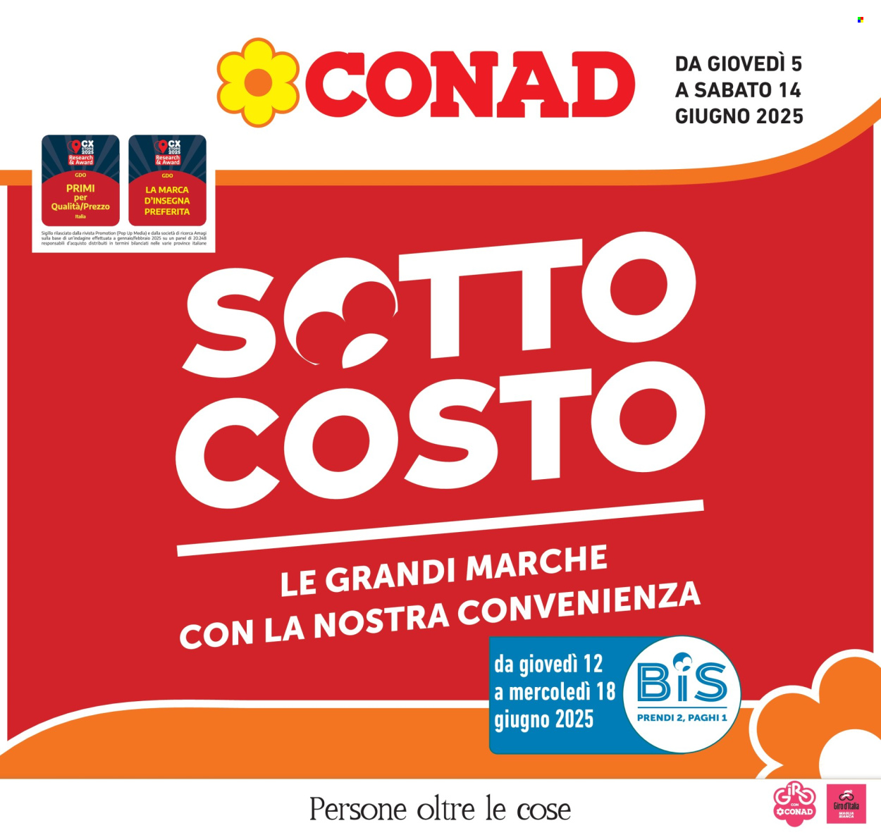 Volantino Conad - 5/6/2025 - 14/6/2025. Pagina 1