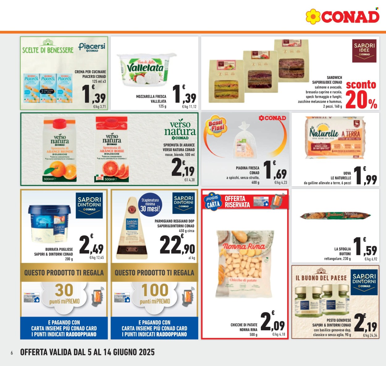 Volantino Conad - 5/6/2025 - 14/6/2025. Pagina 6