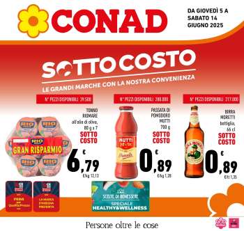 Volantino Conad - 5/6/2025 - 14/6/2025.
