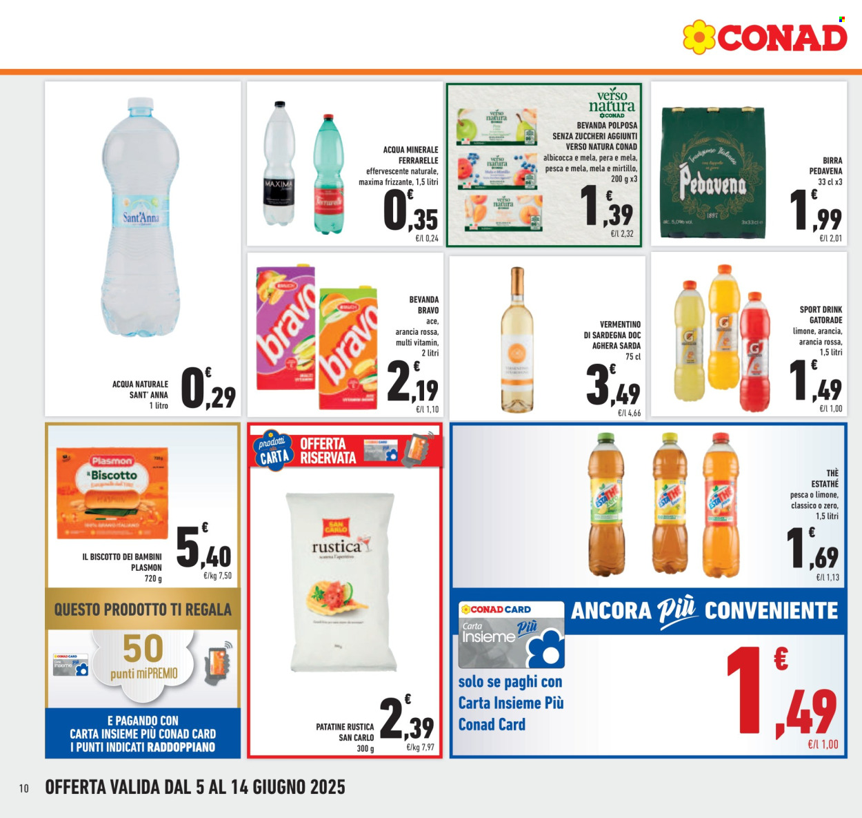 Volantino Conad - 5/6/2025 - 14/6/2025. Pagina 10