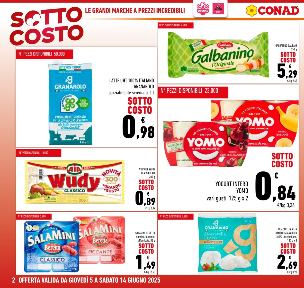 Volantino Conad - 5/6/2025 - 14/6/2025. Pagina 2
