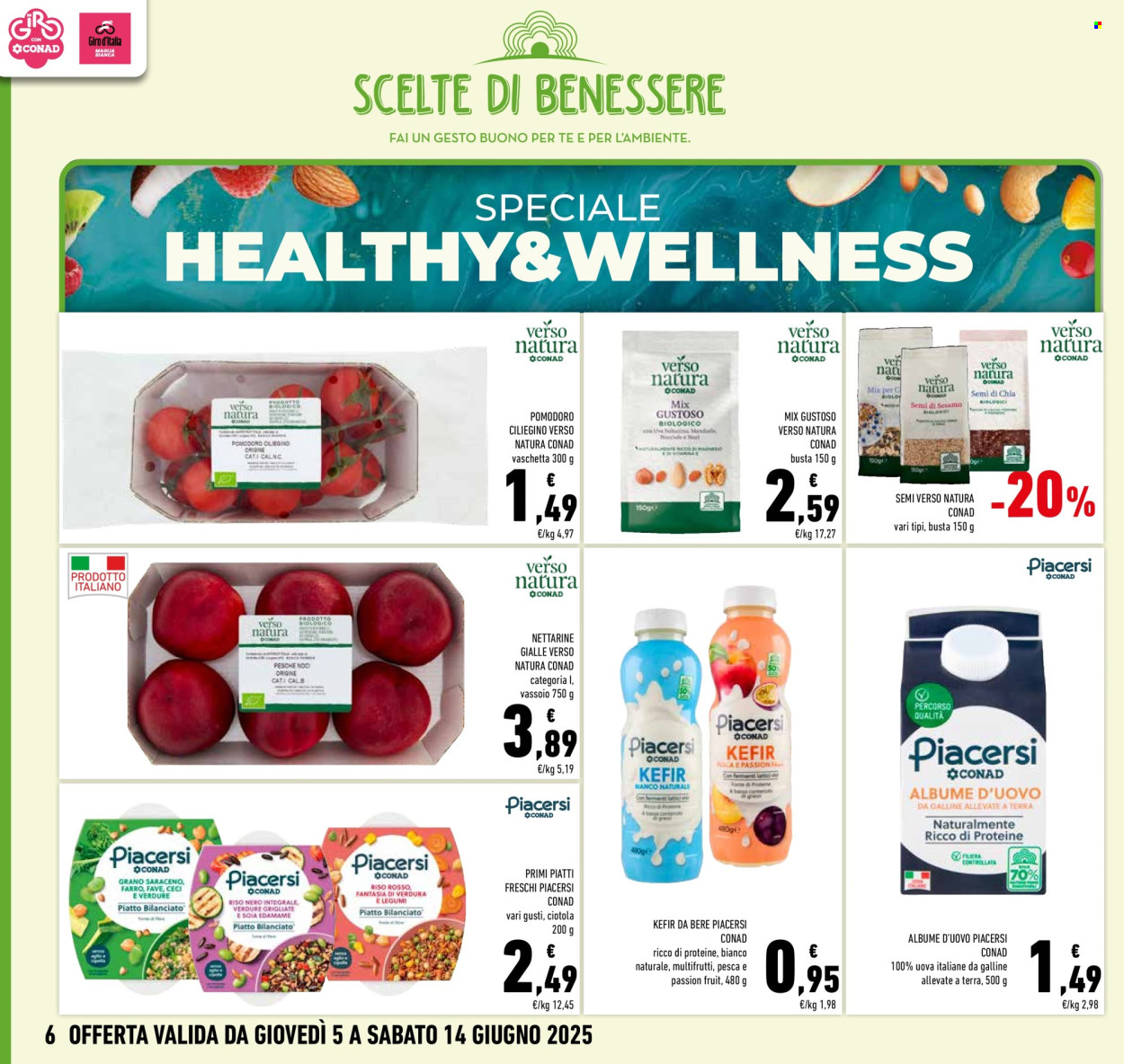 Volantino Conad - 5/6/2025 - 14/6/2025. Pagina 6