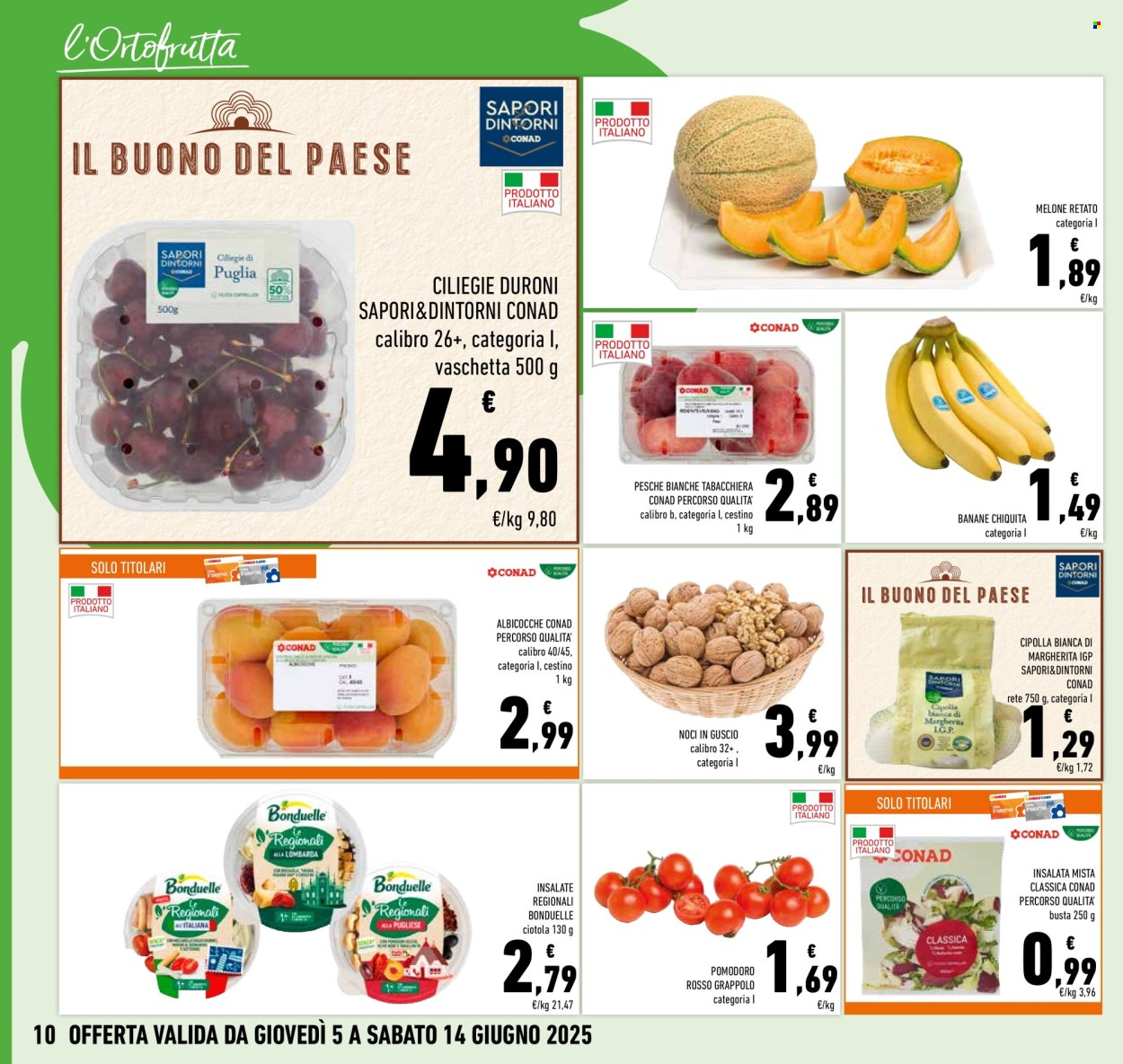 Volantino Conad - 5/6/2025 - 14/6/2025. Pagina 10