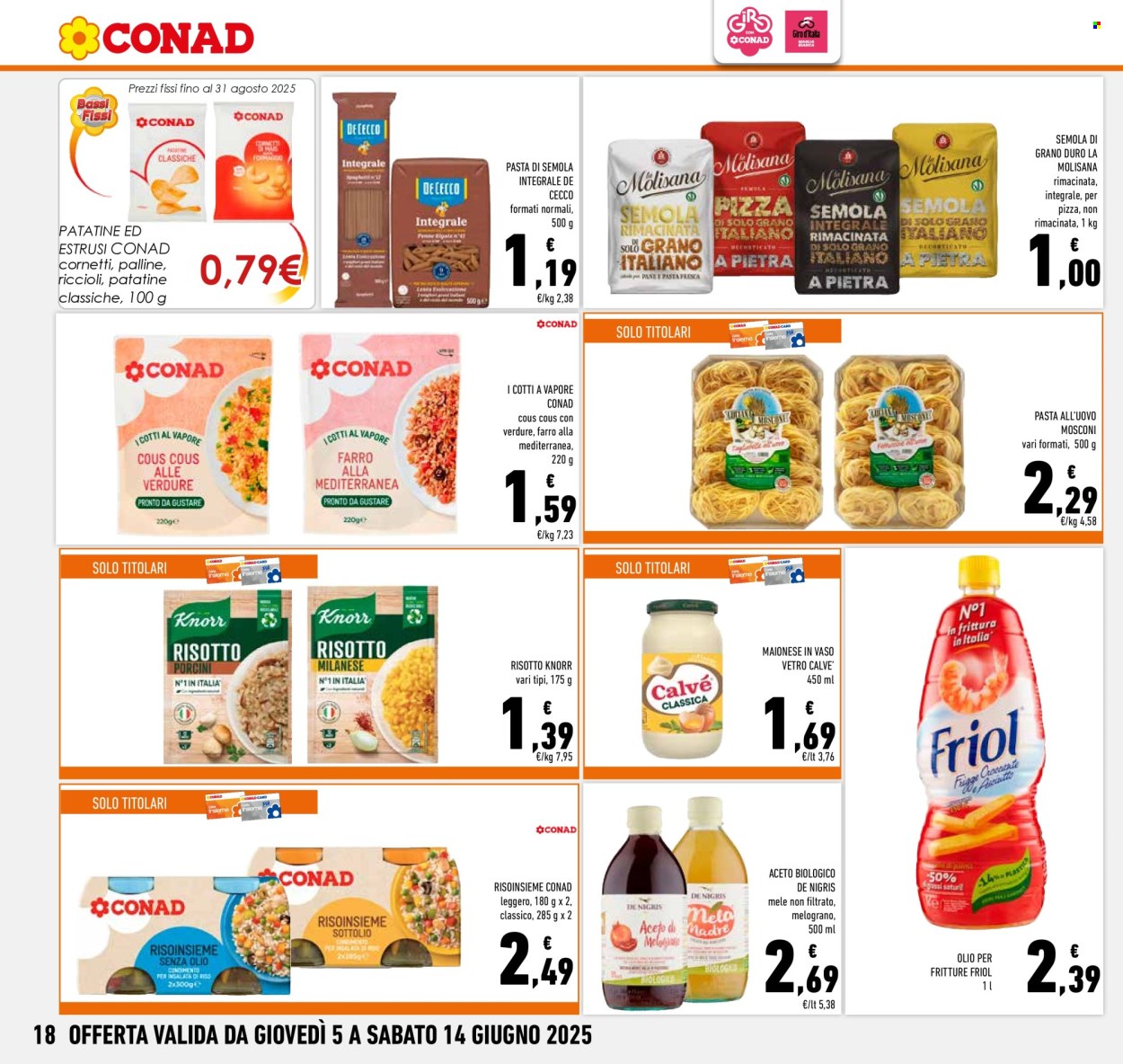 Volantino Conad - 5/6/2025 - 14/6/2025. Pagina 18