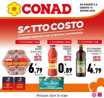 Volantino Conad - 5/6/2025 - 14/6/2025.