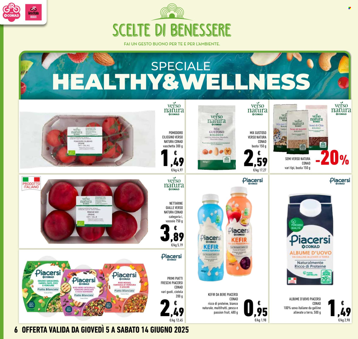 Volantino Conad - 5/6/2025 - 14/6/2025. Pagina 6