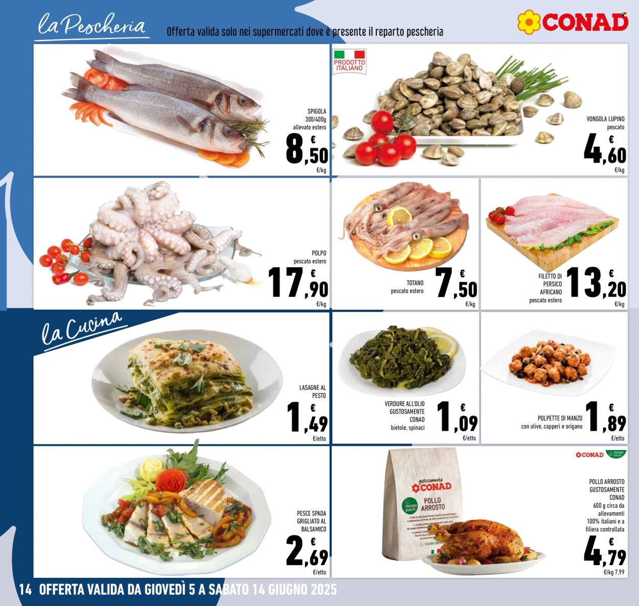 Volantino Conad - 5/6/2025 - 14/6/2025. Pagina 14