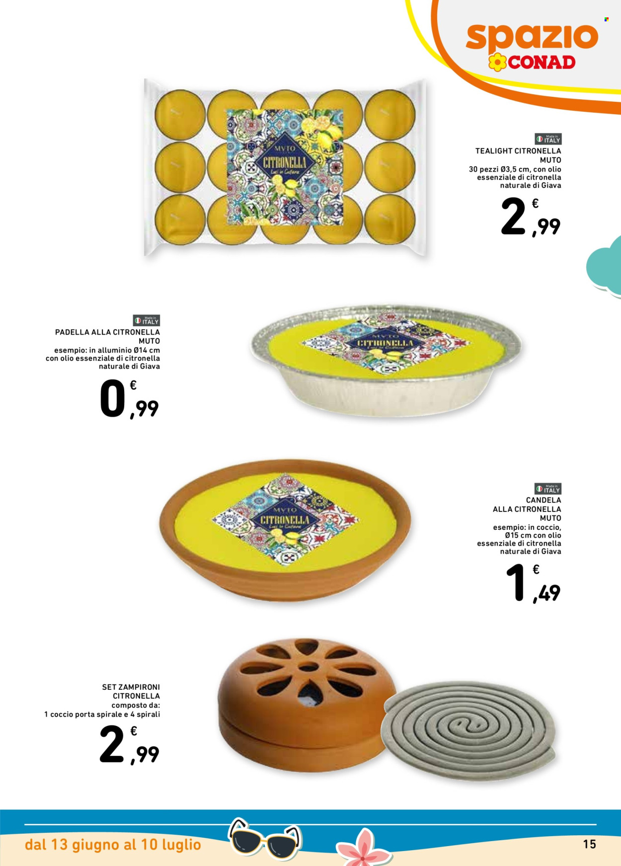 Volantino Spazio Conad - 13/6/2025 - 10/7/2025. Pagina 15