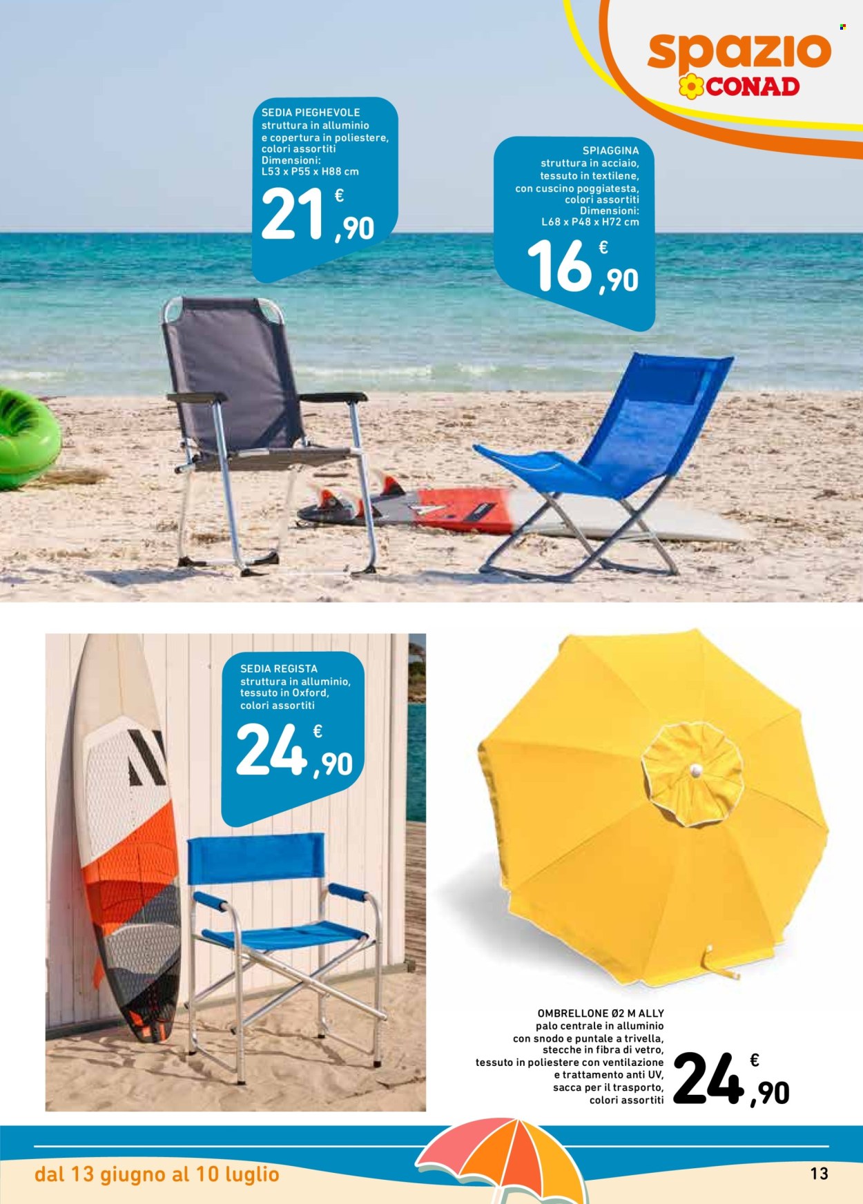 Volantino Spazio Conad - 13/6/2025 - 10/7/2025. Pagina 13