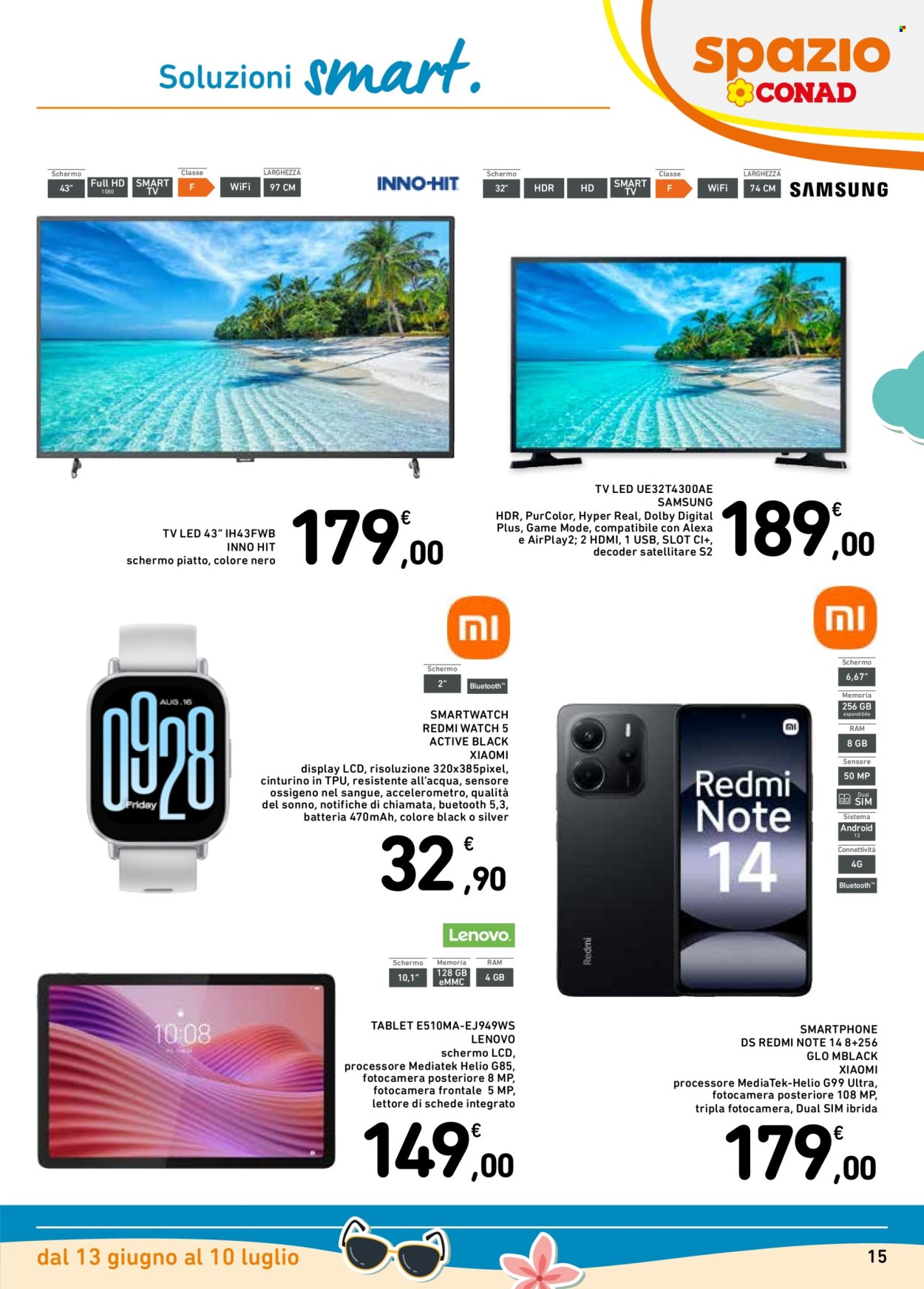 Volantino Spazio Conad - 13/6/2025 - 10/7/2025. Pagina 15