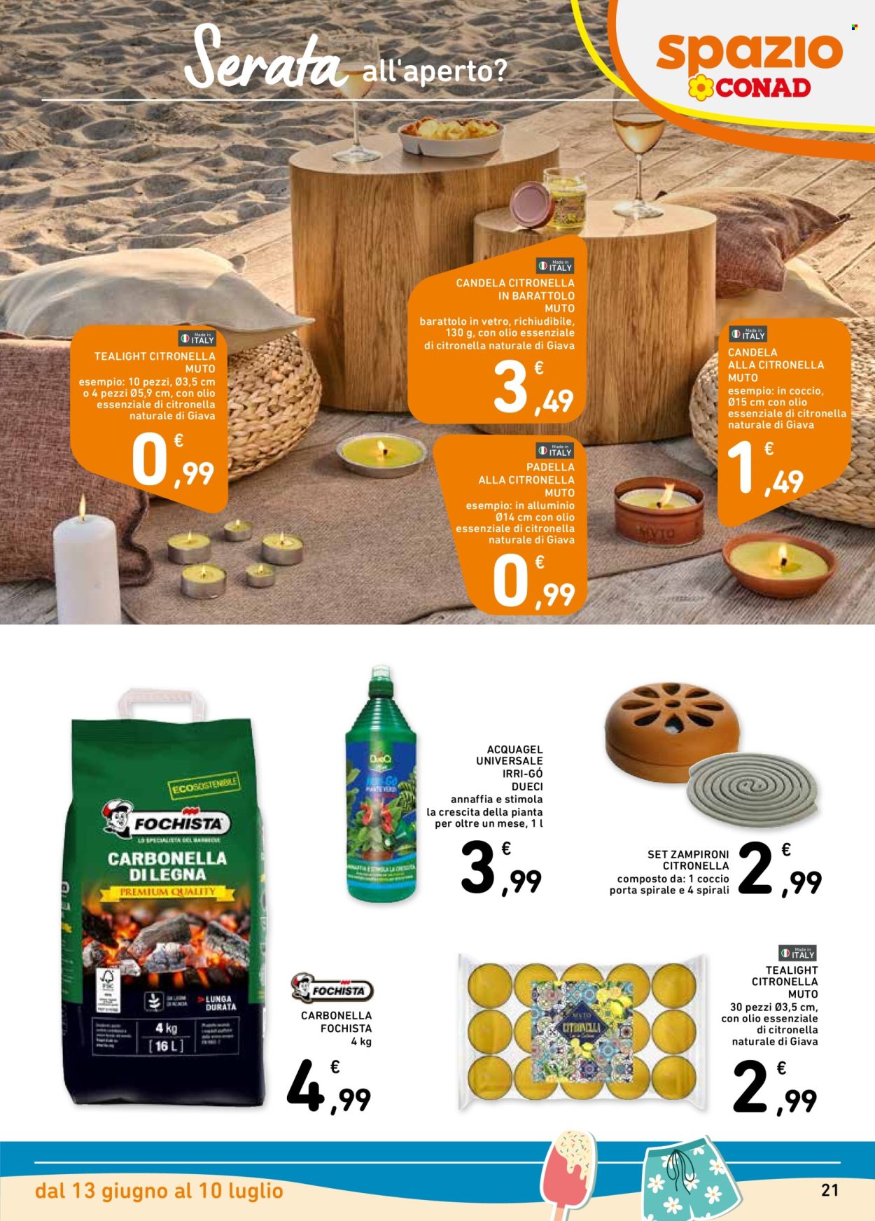 Volantino Spazio Conad - 13/6/2025 - 10/7/2025. Pagina 21