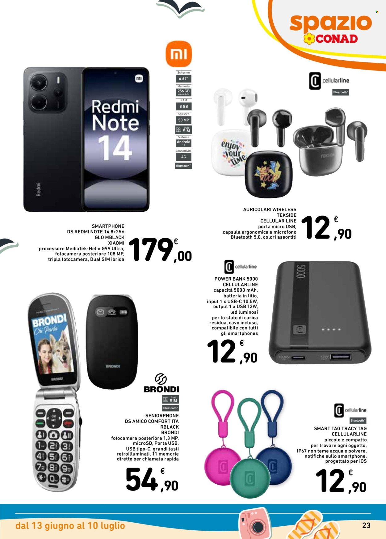 Volantino Spazio Conad - 13/6/2025 - 10/7/2025. Pagina 23