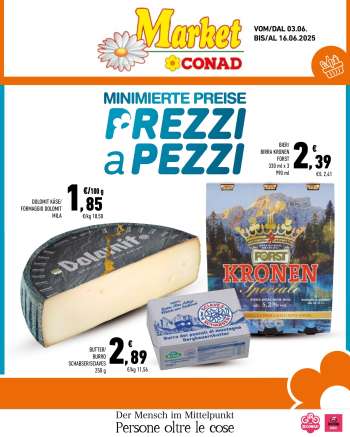 thumbnail - Volantino Market Conad - Minimierte Preise (Deutsch)