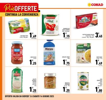Volantino Conad - 5/6/2025 - 14/6/2025.