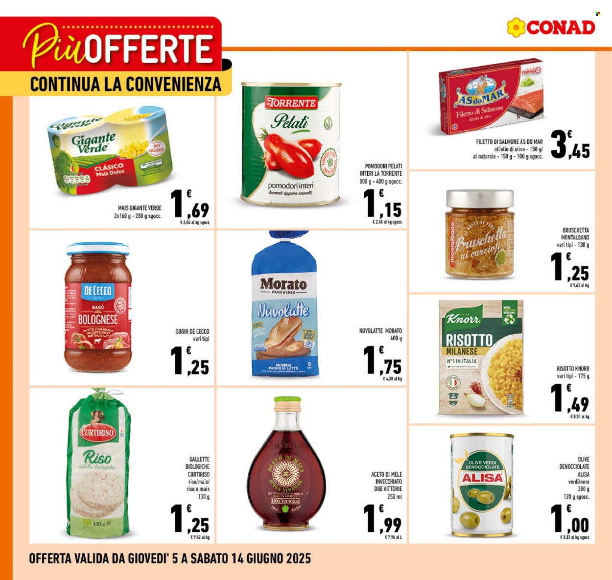 Volantino Conad - 5/6/2025 - 14/6/2025. Pagina 1