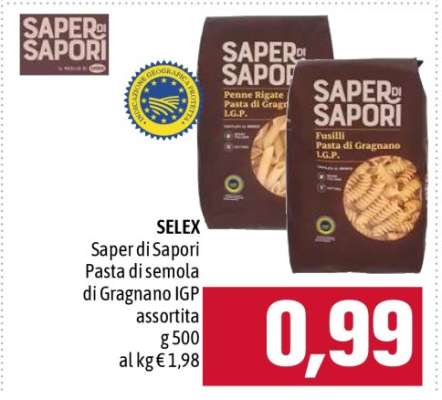 SELEX Saper di Sapori Pasta di semola di Gragnano IGP assortita