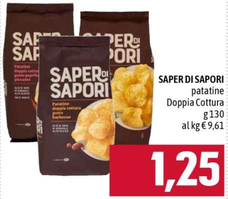 SAPER DI SAPORI patatine