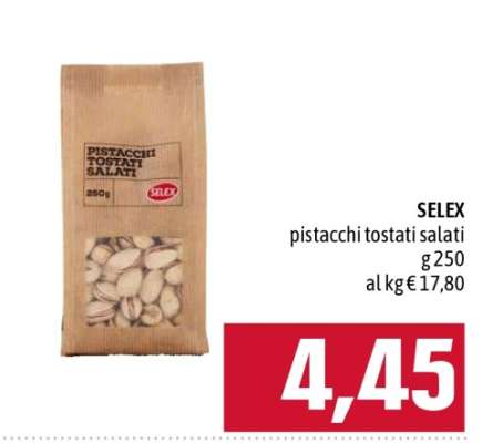 SELEX pistacchi tostati salati