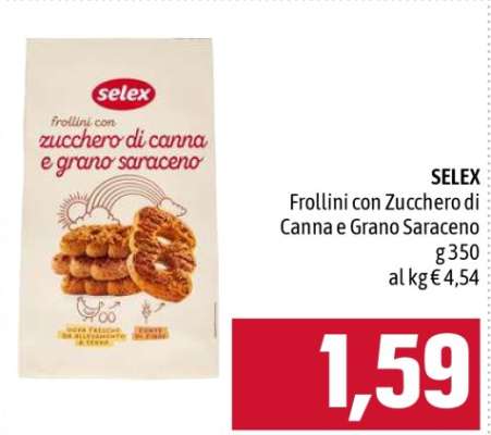 SELEX Frollini con Zucchero di Canna e Grano Saraceno