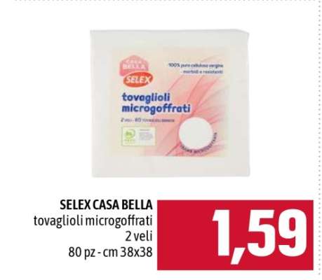 SELEX CASA BELLA tovaglioli microgoffrati