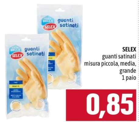 SELEX guanti satinati