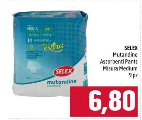 SELEX Mutandine Assorbenti Pants