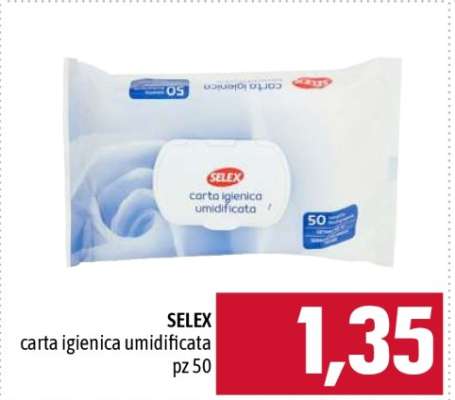 SELEX carta igienica umidificata