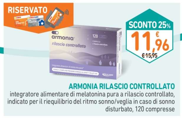ARMONIA RILASCIO CONTROLLATO