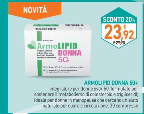 ARMOLIPID DONNA 50+