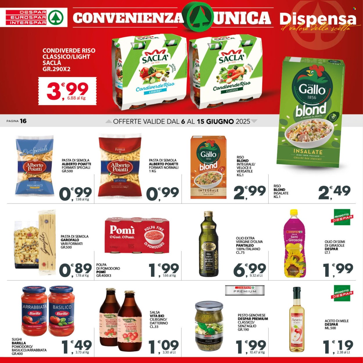 Volantino Despar - 6/6/2025 - 15/6/2025. Pagina 16