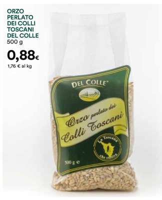 ORZO PERLATO DEI COLLI TOSCANI DEL COLLE 500 g