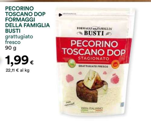 PECORINO TOSCANO DOP FORMAGGI DELLA FAMIGLIA BUSTI