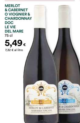 MERLOT & CABERNET O VIOGNIER & CHARDONNAY DOC LE VIE DEL MARE