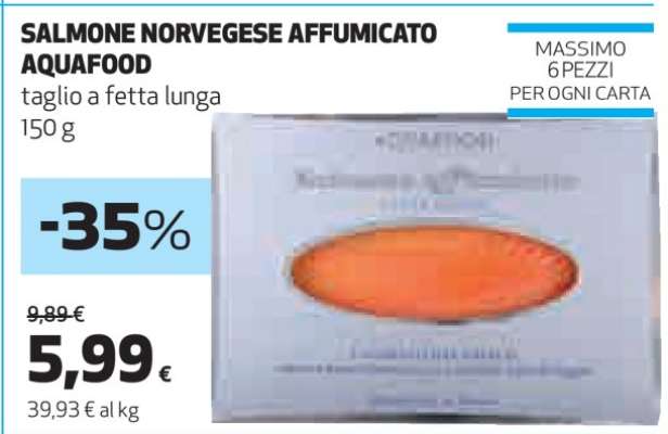 SALMONE NORVEGESE AFFUMICATO AQUAFOOD