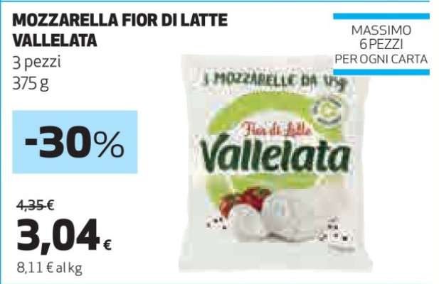 MOZZARELLA FIOR DI LATTE VALLELATA